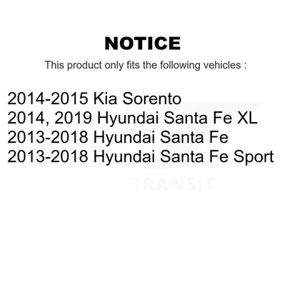 Parking Brake Shoe Rear NB-1042B For Hyundai Santa Fe Sport Kia Sorento XL