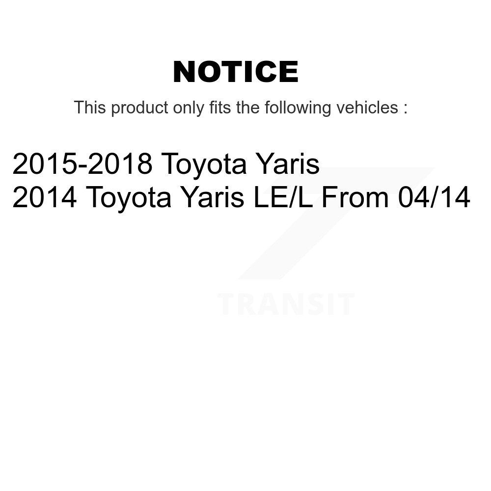 Drum Brake Shoe Rear NB-1070B For Toyota Yaris