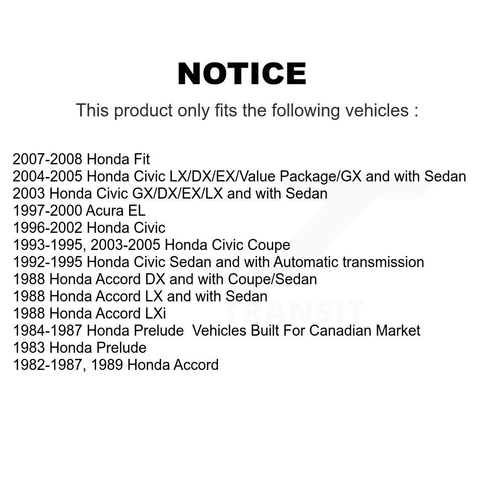 Drum Brake Shoe Rear NB-576B For Honda Civic Fit Acura EL Accord Prelude