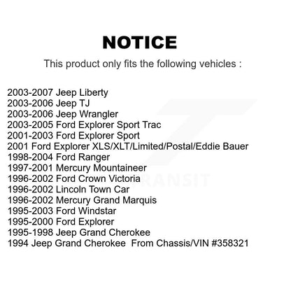 Parking Brake Shoe Rear NB-745B For Jeep Ford Liberty Ranger Wrangler Windstar