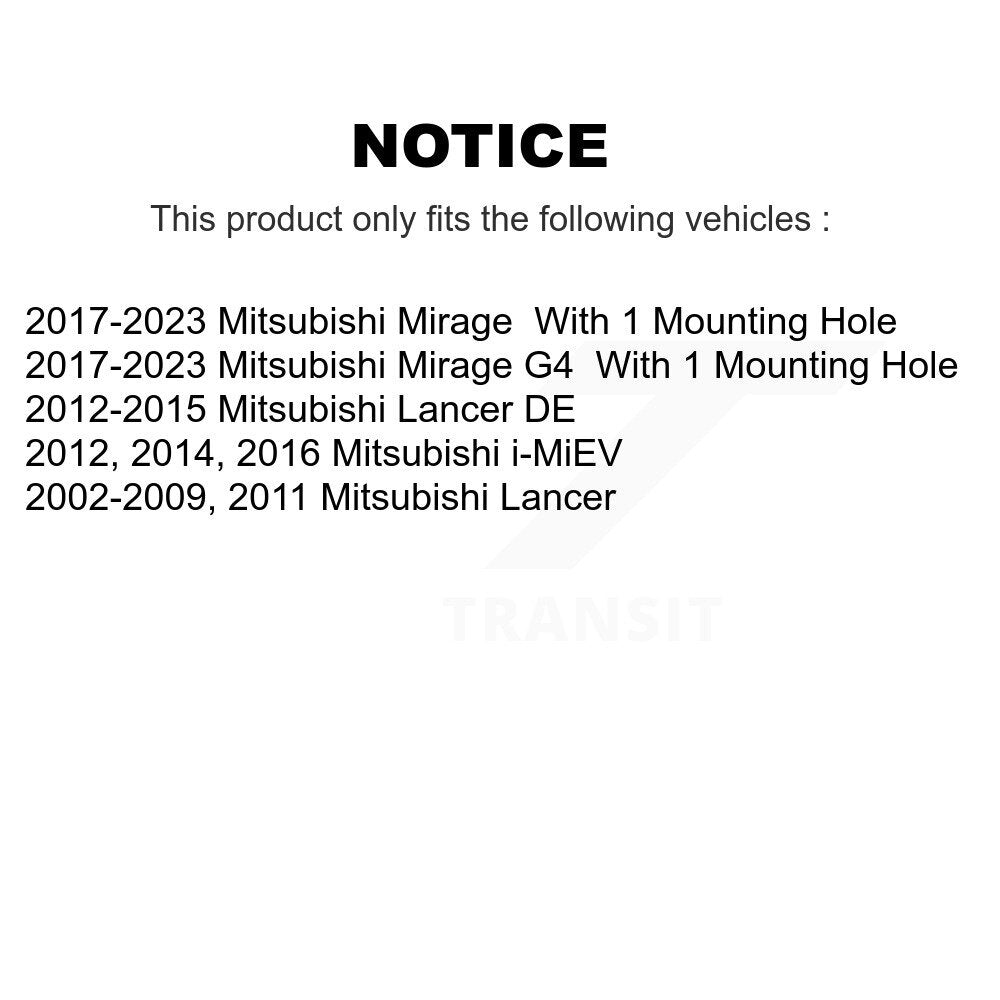 Drum Brake Shoe Rear NB-778B For Mitsubishi Lancer Mirage G4 i-MiEV
