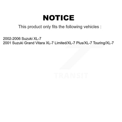 Drum Brake Shoe Rear NB-786B For Suzuki XL-7 Grand Vitara