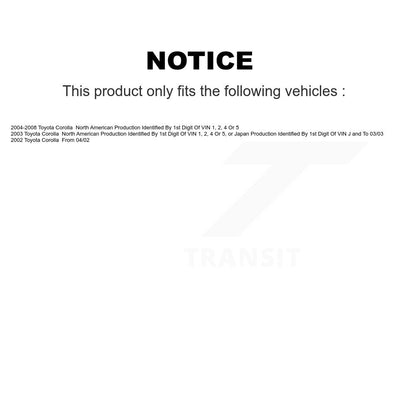 Drum Brake Shoe Rear NB-801B For Toyota Corolla