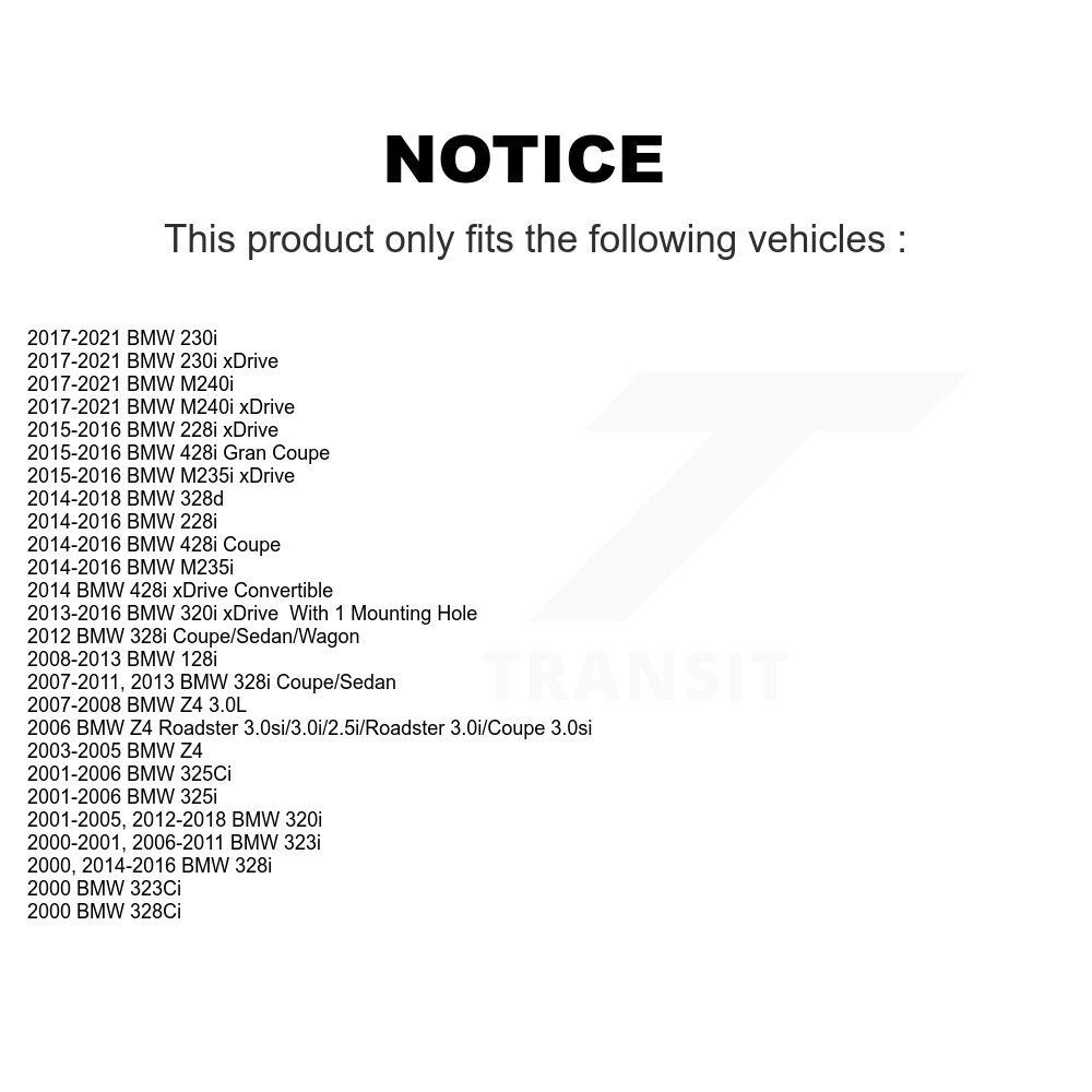 Parking Brake Shoe Rear NB-828B For BMW 323i 320i xDrive 328i Z4 128i 325i 325Ci