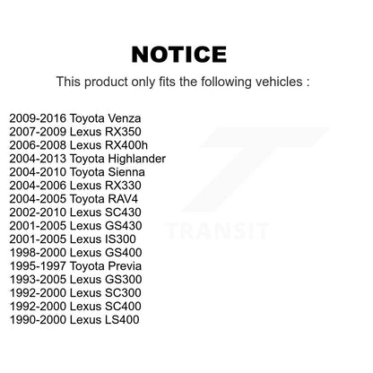 Parking Brake Shoe Rear NB-846B For Toyota Venza Sienna Highlander Lexus RX350