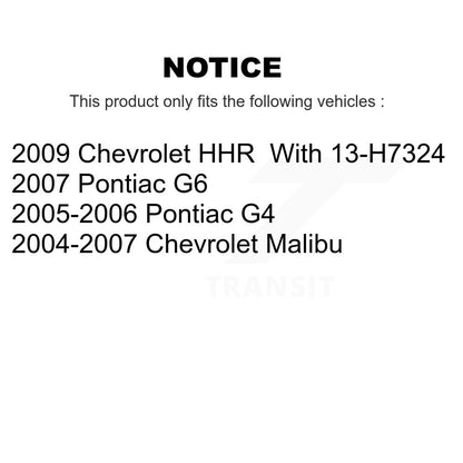 Drum Brake Shoe Rear NB-860B For Chevrolet Malibu Pontiac G6 HHR G4