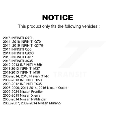 Parking Brake Shoe Rear NB-869B For Nissan Frontier Murano Pathfinder INFINITI