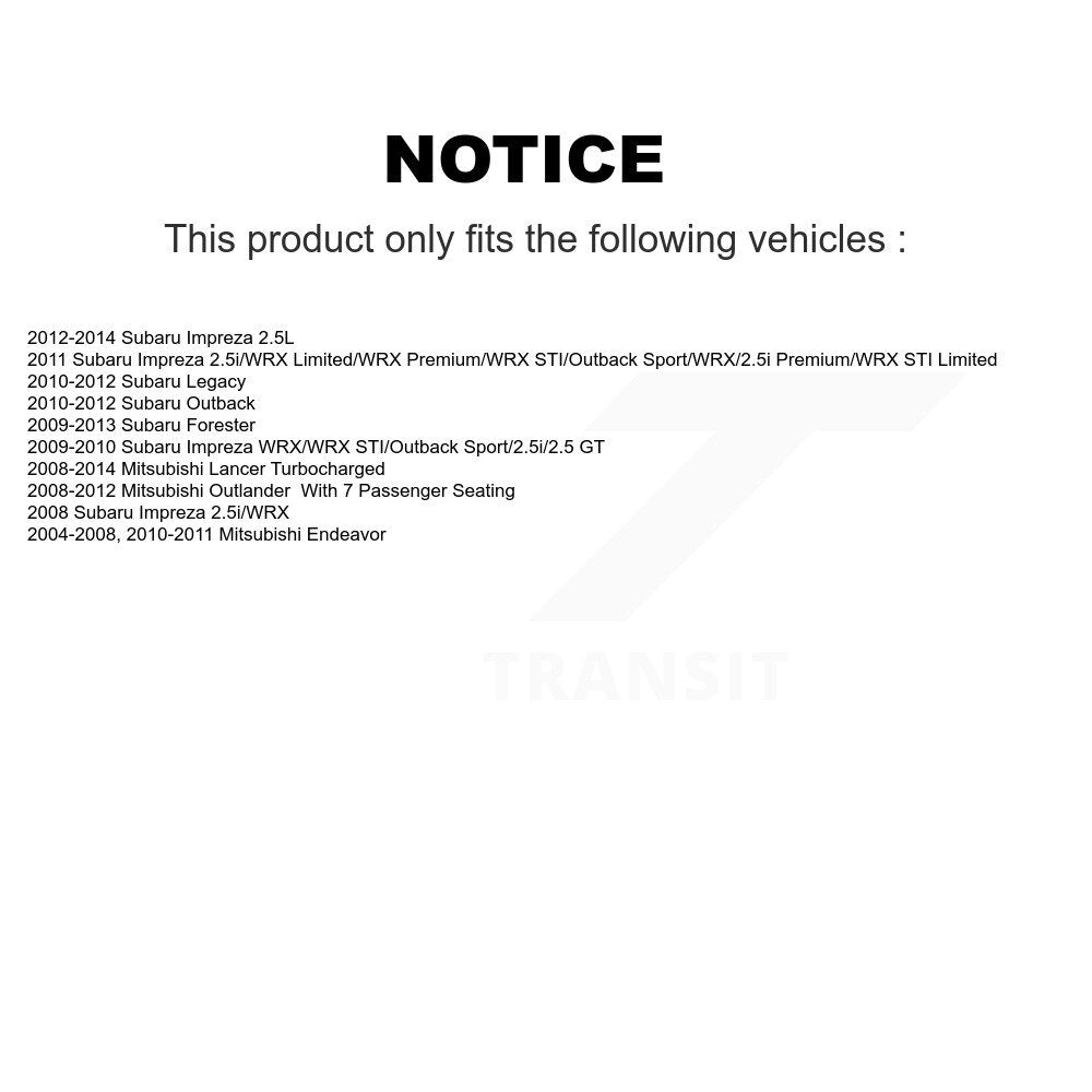Parking Brake Shoe Rear NB-887B For Subaru Mitsubishi Impreza Lancer Forester