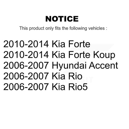 Parking Brake Shoe Rear NB-914B For Kia Forte Hyundai Accent Koup Rio5 Rio