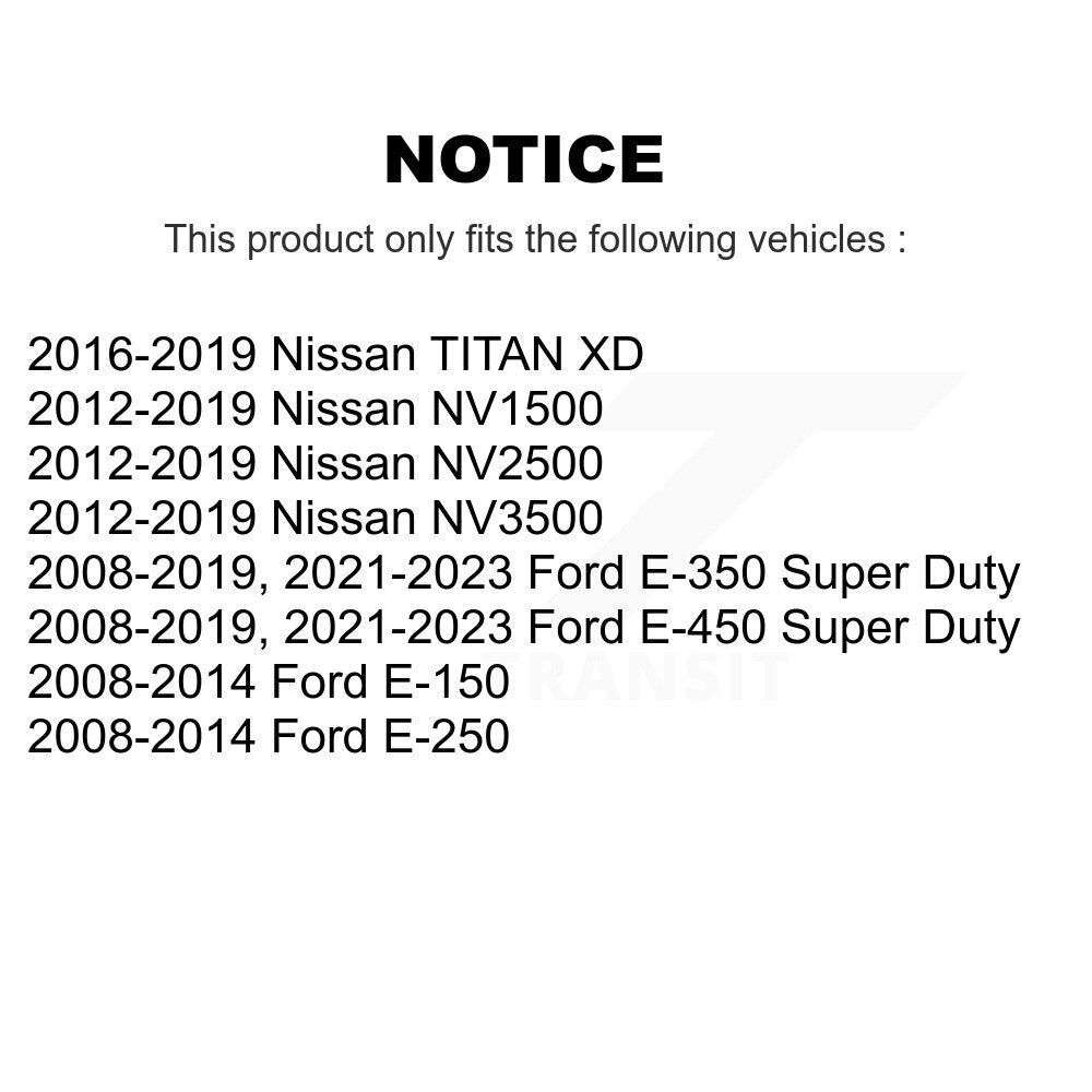 Parking Brake Shoe Rear NB-952B For Ford E-350 Super Duty E-250 Nissan E-450 XD