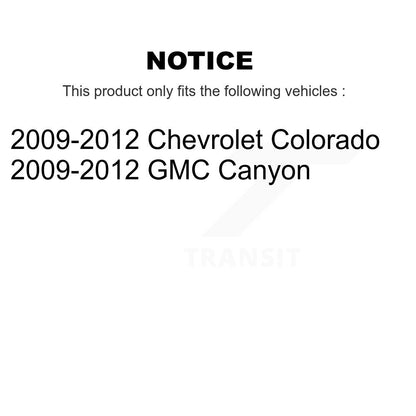 Drum Brake Shoe Rear NB-959B For 2009-2012 Chevrolet Colorado GMC Canyon