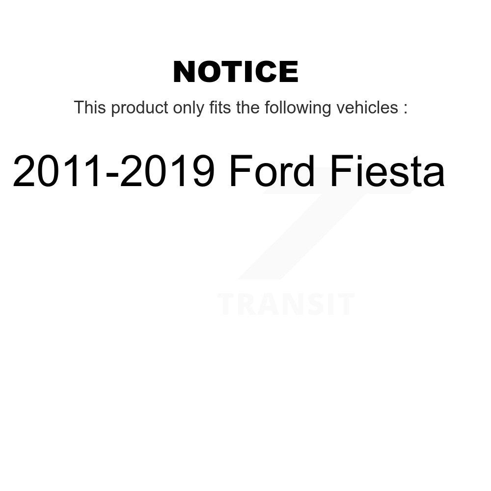 Drum Brake Shoe Rear NB-984B For 2011-2019 Ford Fiesta