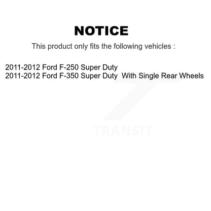 Parking Brake Shoe Rear NB-990B For 2011-2012 Ford F-350 Super Duty F-250