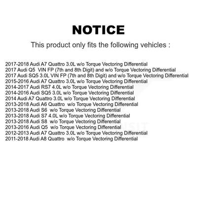 CV Axle Shaft Rear NCV-AD23008 For Audi Q5 A6 Quattro A7 SQ5 A8 S6 RS7 S7 S8