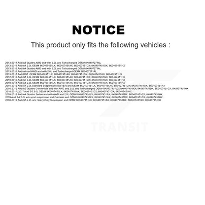 CV Axle Shaft Front NCV-AD23011 For Audi A4 Quattro A5 S4 S5 allroad RS5