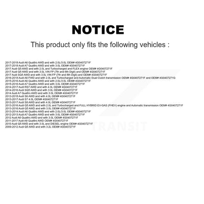 CV Axle Shaft Front NCV-AD23019 For Audi Q5 A6 Quattro A7 SQ5 A8 S6 RS7 S8