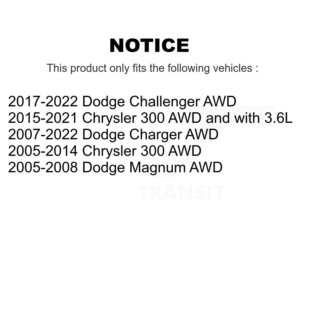 CV Axle Shaft Front Left NCV-CH12508 For Dodge Chrysler 300 Charger Challenger