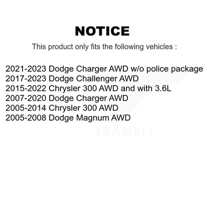 CV Axle Shaft Front Right NCV-CH12509 For Dodge Chrysler 300 Charger Challenger