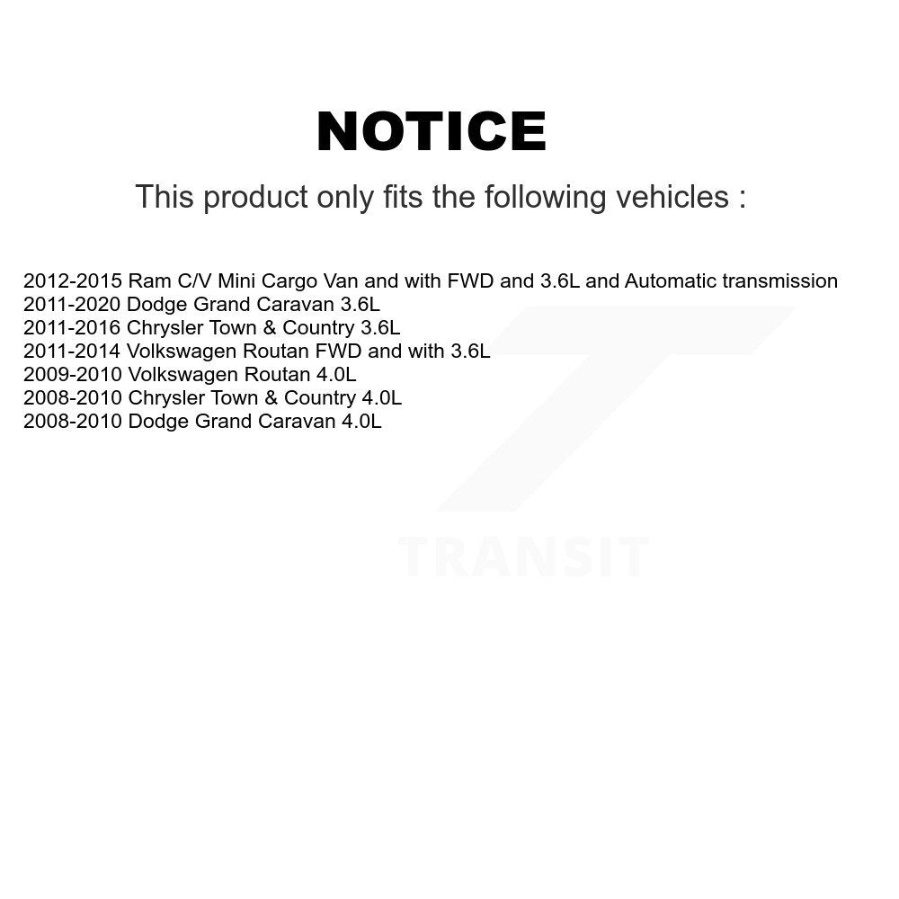 CV Axle Shaft Front Right NCV-CH12585 For Dodge Grand Caravan Chrysler Town &