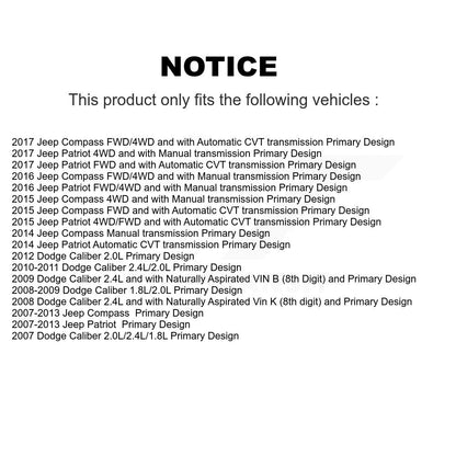 CV Axle Shaft Front Left NCV-CH82017 For Jeep Patriot Compass Dodge Caliber