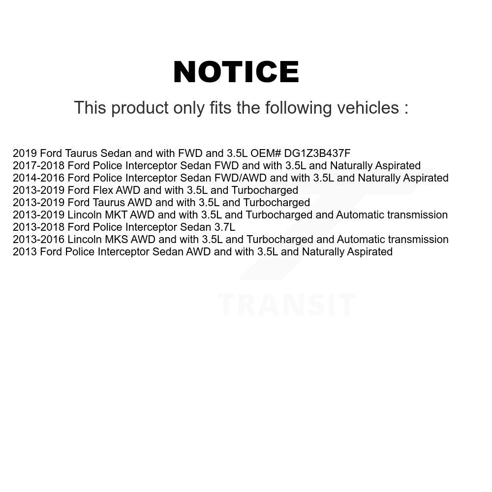 CV Axle Shaft Front Left NCV-FD11030 For Ford Flex Taurus Police Interceptor MKT
