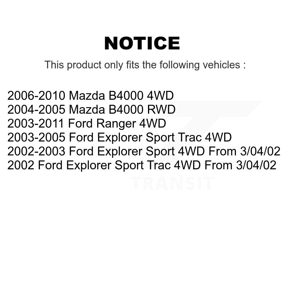 CV Axle Shaft Front Left NCV-FD11151 For Ford Ranger Mazda B4000 Explorer Sport