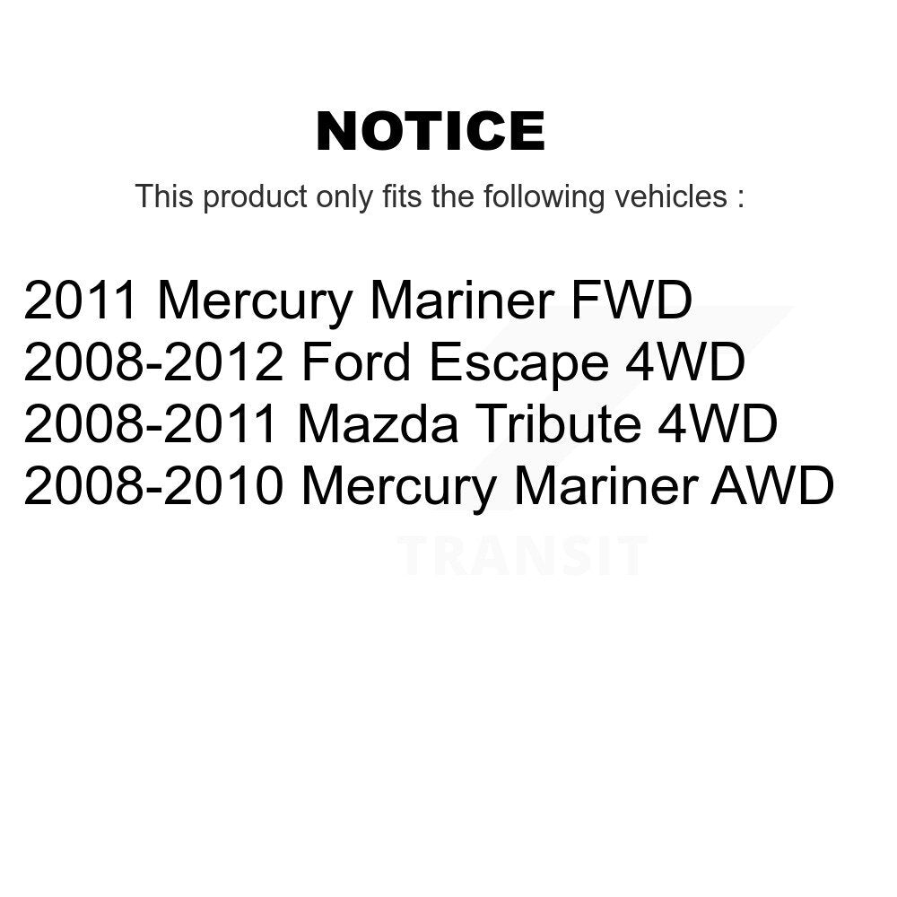 CV Axle Shaft Rear Right NCV-FD11163 For Ford Escape Mazda Tribute Mercury