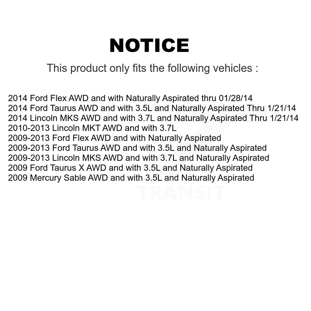 CV Axle Shaft Front Right NCV-FD11176 For Ford Flex Taurus Lincoln MKS MKT X