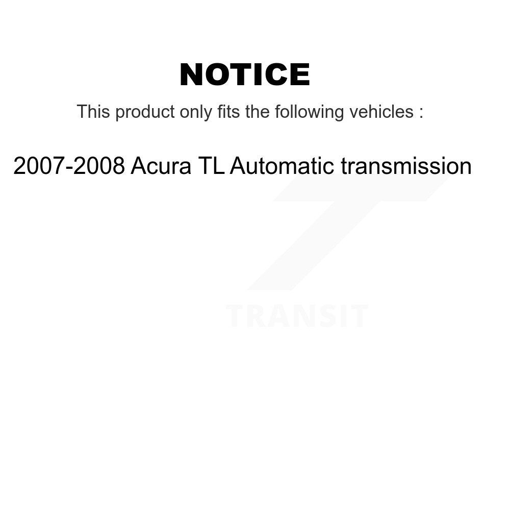 CV Axle Shaft Front Left NCV-HO21024 For 07-08 Acura TL Automatic transmission