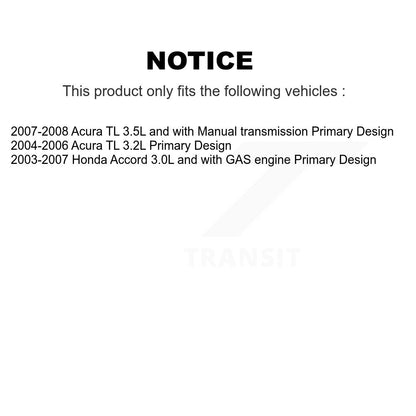 CV Axle Shaft Front Left NCV-HO36127 For Honda Accord Acura TL Primary Design