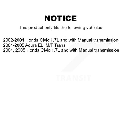 CV Axle Shaft Front Left NCV-HO36555 For Honda Civic Acura EL