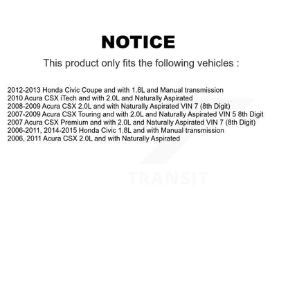 CV Axle Shaft Front Right NCV-HO36571 For Honda Civic Acura CSX