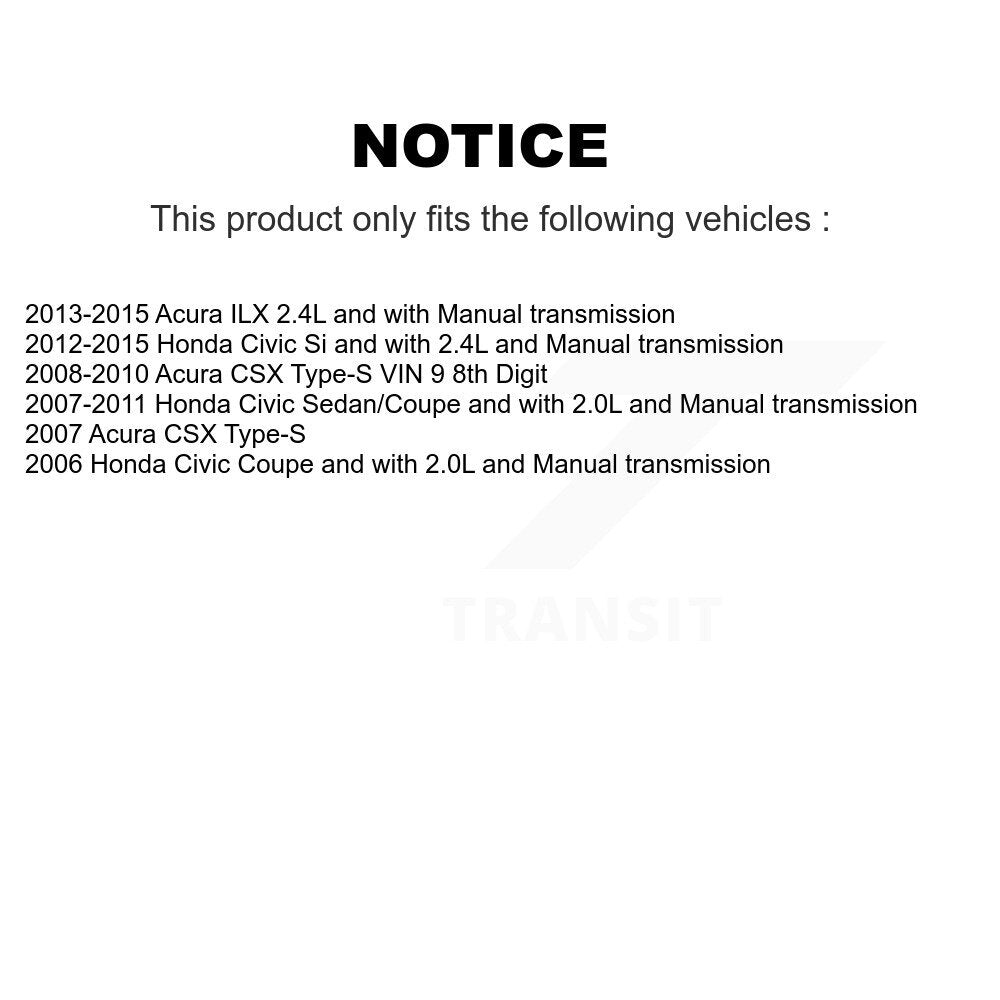 CV Axle Shaft Front Left NCV-HO36579 For Honda Civic Accord Acura CSX ILX