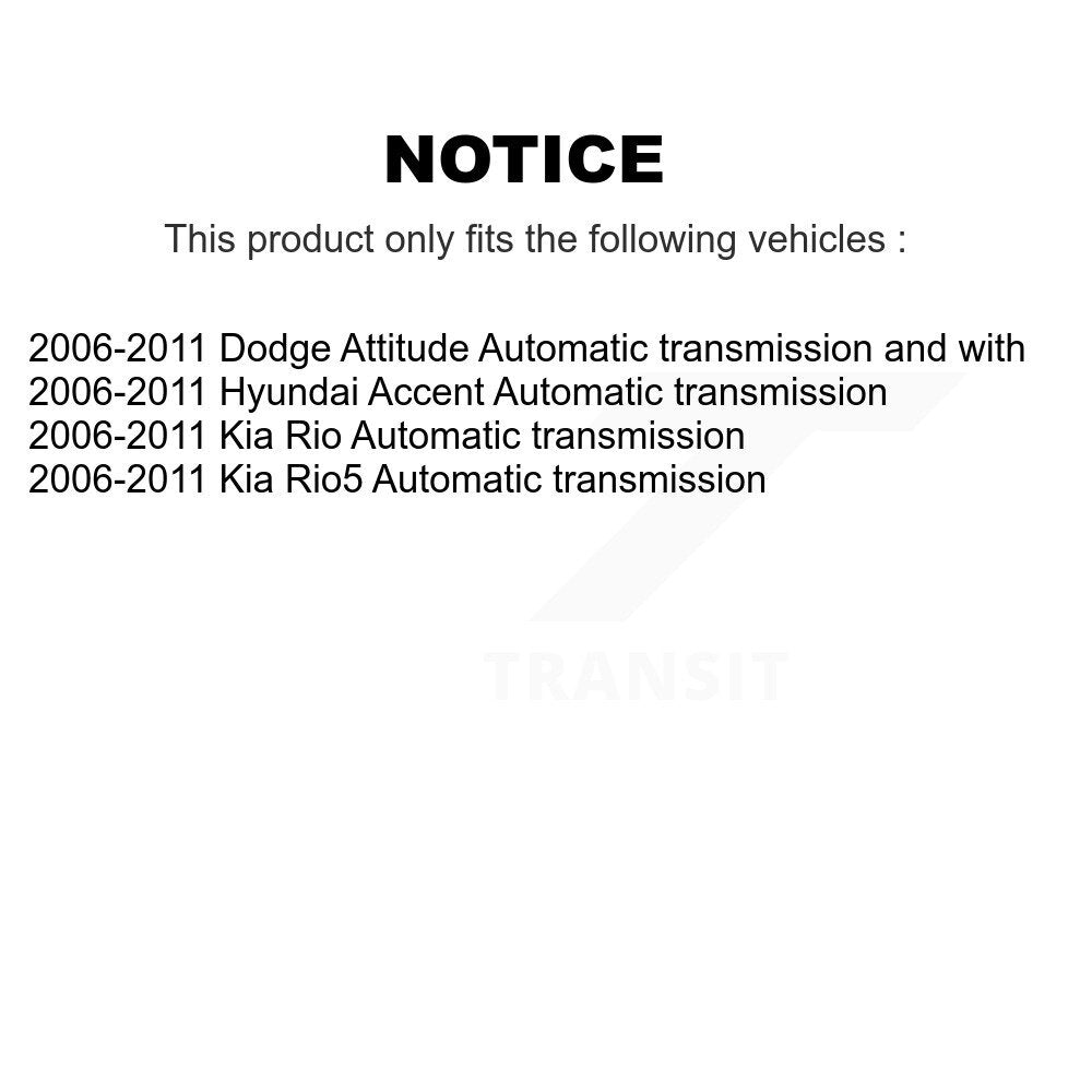 CV Axle Shaft Front Right NCV-HY75531 For Hyundai Accent Kia Rio Rio5 Dodge