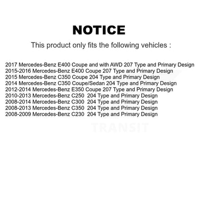 CV Axle Shaft Front Right NCV-MB48007 For Mercedes-Benz C300 C350 C250 E350 E400