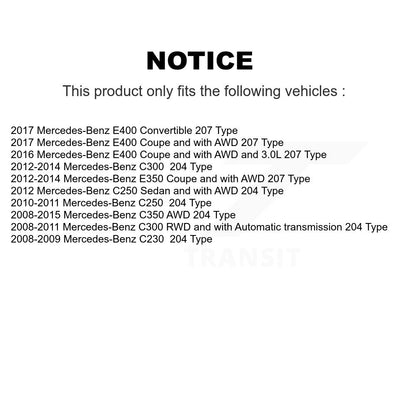 CV Axle Shaft Rear NCV-MB48025 For Mercedes-Benz C300 C350 C250 E350 E400 C230