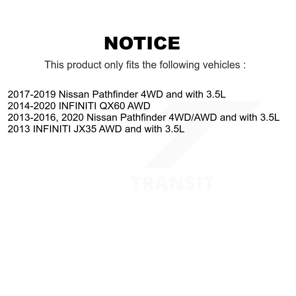 CV Axle Shaft Rear NCV-NI53122 For Nissan Pathfinder INFINITI QX60 JX35