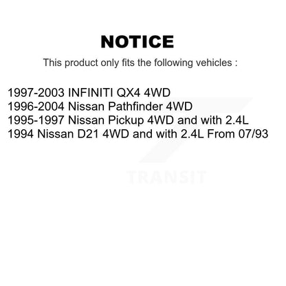 CV Axle Shaft Front NCV-NI53128 For Nissan Pathfinder INFINITI QX4 Pickup D21