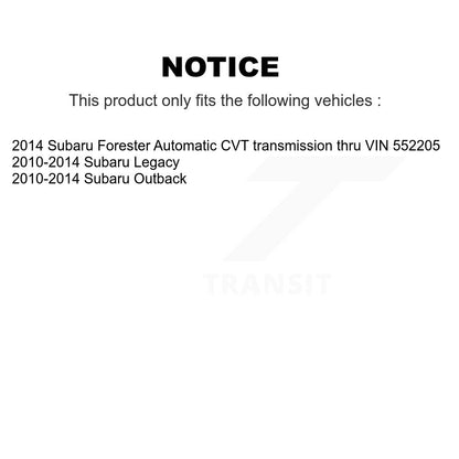 CV Axle Shaft Front NCV-SB66009 For Subaru Outback Forester Legacy
