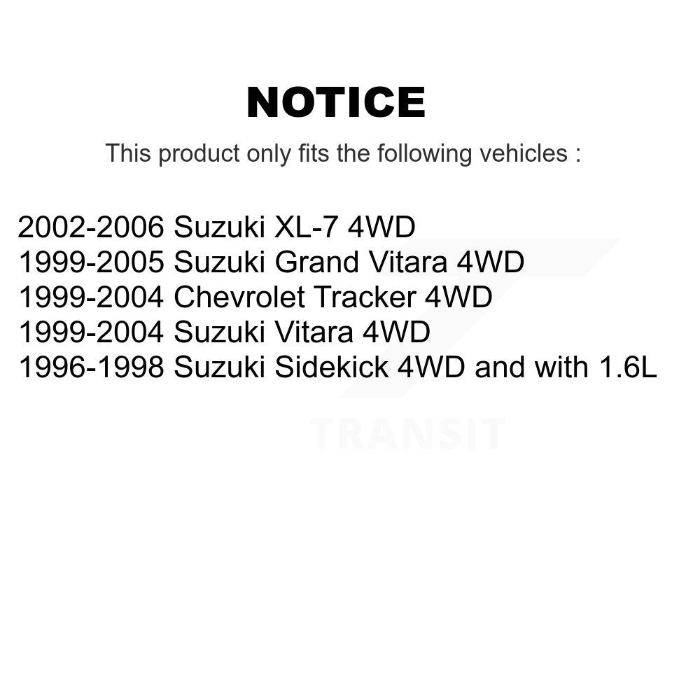 CV Axle Shaft Front Left NCV-SK68031 For Suzuki Chevrolet Tracker Grand Vitara