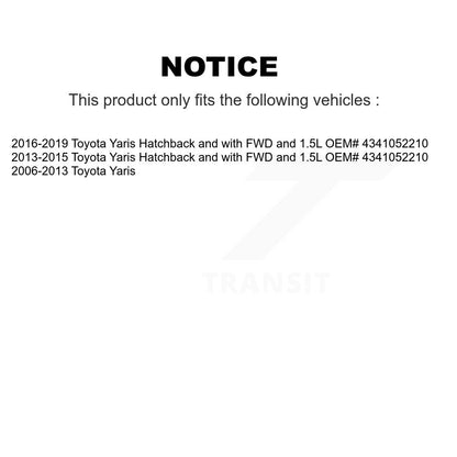 CV Axle Shaft Front Right NCV-TO69452 For Toyota Yaris