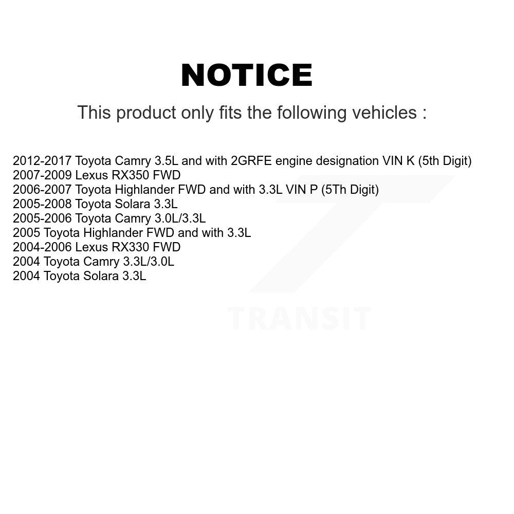 CV Axle Shaft Front Left NCV-TO69500 For Toyota Camry Lexus RX350 RX330 Solara