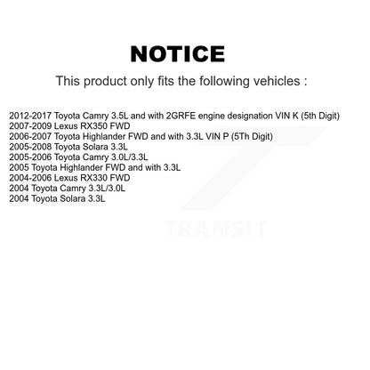 CV Axle Shaft Front Left NCV-TO69500 For Toyota Camry Lexus RX350 RX330 Solara