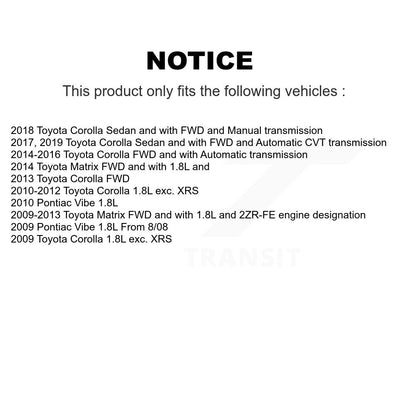 CV Axle Shaft Front Right NCV-TO69588 For Toyota Corolla Matrix Pontiac Vibe