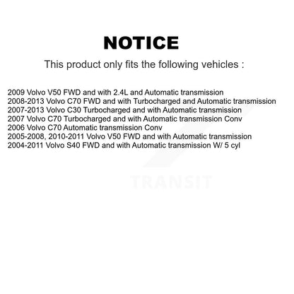 CV Axle Shaft Front Left NCV-VO73555 For Volvo S40 C30 V50 C70