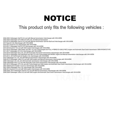 CV Axle Shaft Front Left NCV-VW72100 For Volkswagen Jetta Golf Audi A3 Quattro R