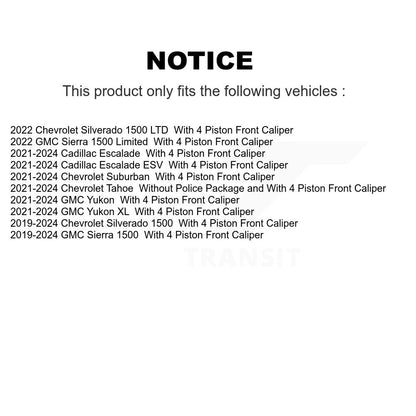 Semi-Metallic Disc Brake Pads Front NWF-ASD2173 For GMC Chevrolet Silverado 1500