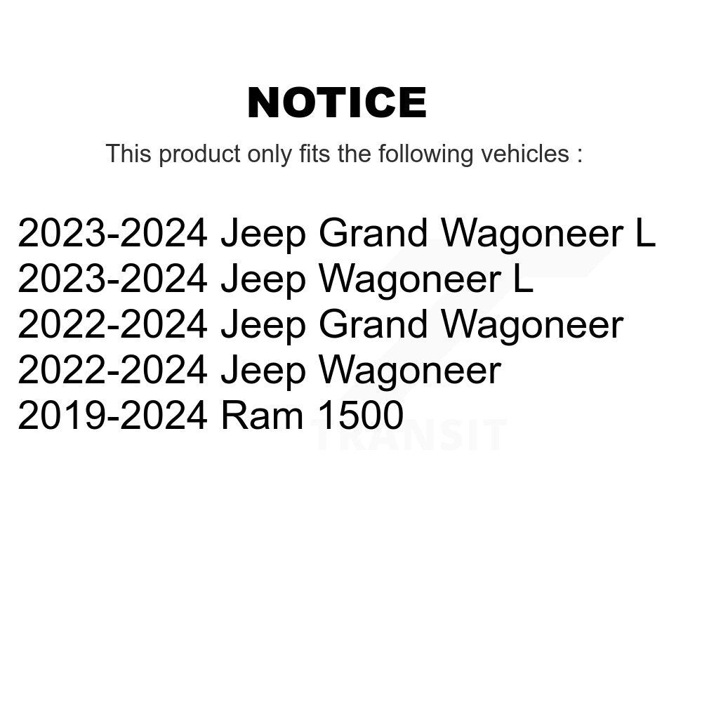 Semi-Metallic Disc Brake Pads Front NWF-ASD2179 For Ram 1500 Jeep Wagoneer Grand