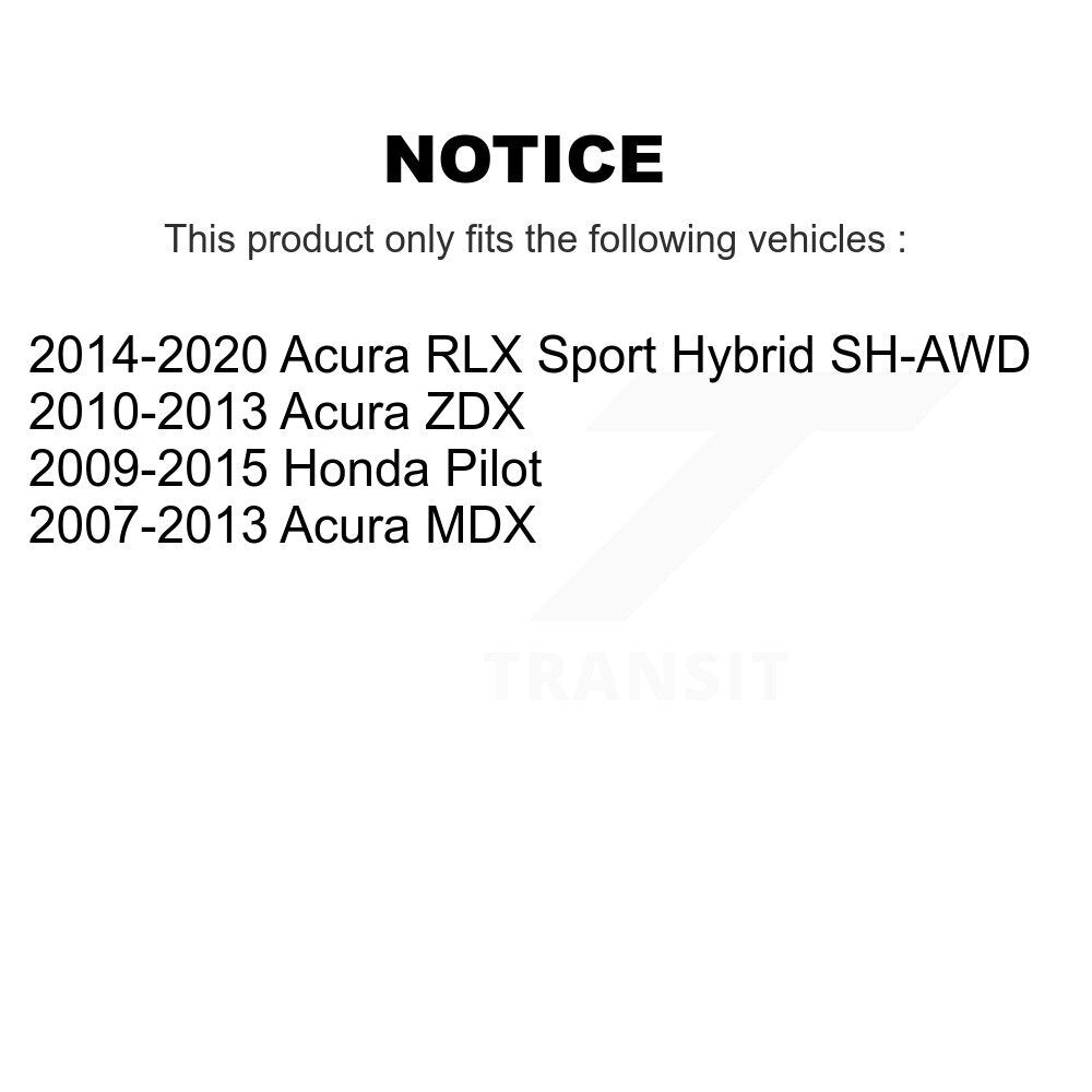 Ceramic Disc Brake Pads Front NWF-PRC1378 For Honda Pilot Acura MDX RLX ZDX