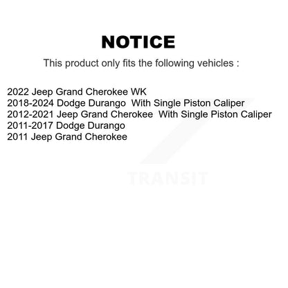 Ceramic Disc Brake Pads Rear NWF-PRC1498 For Jeep Grand Cherokee Dodge Durango